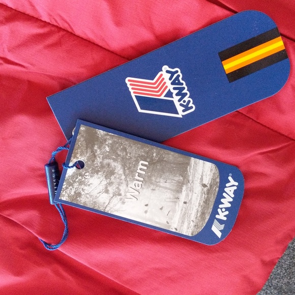 NWT K-Way Lily Micro Ripstop Marmottablue Depth Jacket - Picture 10 of 16